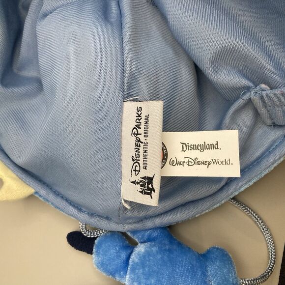 STITCH Blue Plush Hat With Paws Walt Disney World Teeth Cap Adjustable Costume - Picture 5 of 9